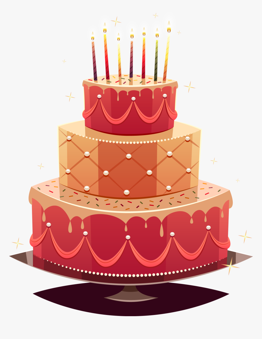 Transparent Happy Birthday Vector Png - Birthday Cake Design Png, Png Download, Free Download