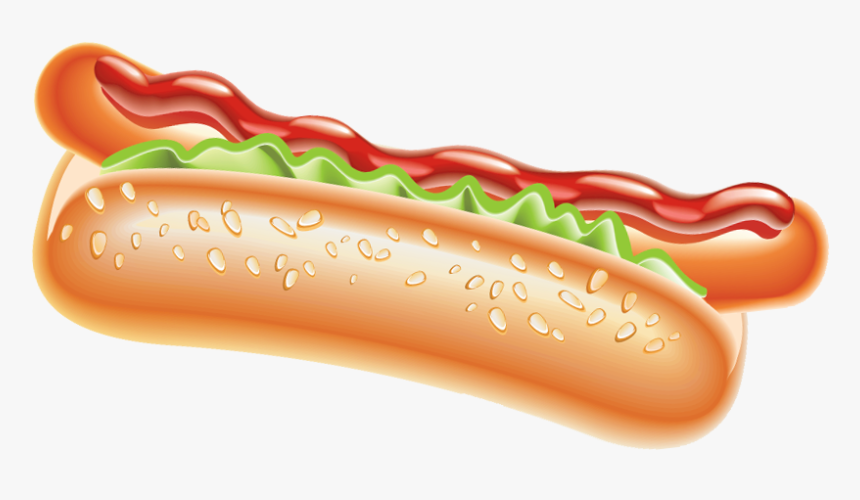 Transparent Ketchup Clipart - Hot Dog Vector Png, Png Download, Free Download