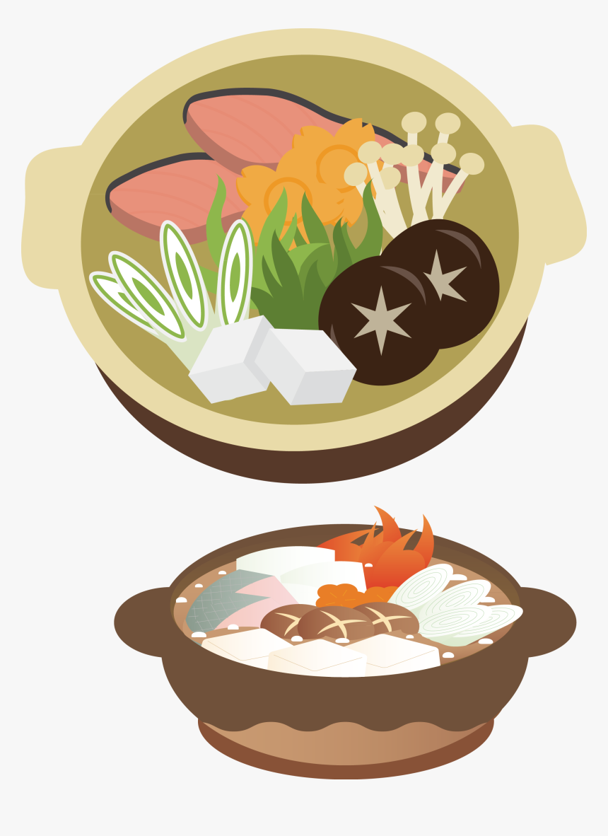 Hot Dog Hot Pot Japanese Cuisine Shabu - Shabu Cartoon Png, Transparent Png, Free Download