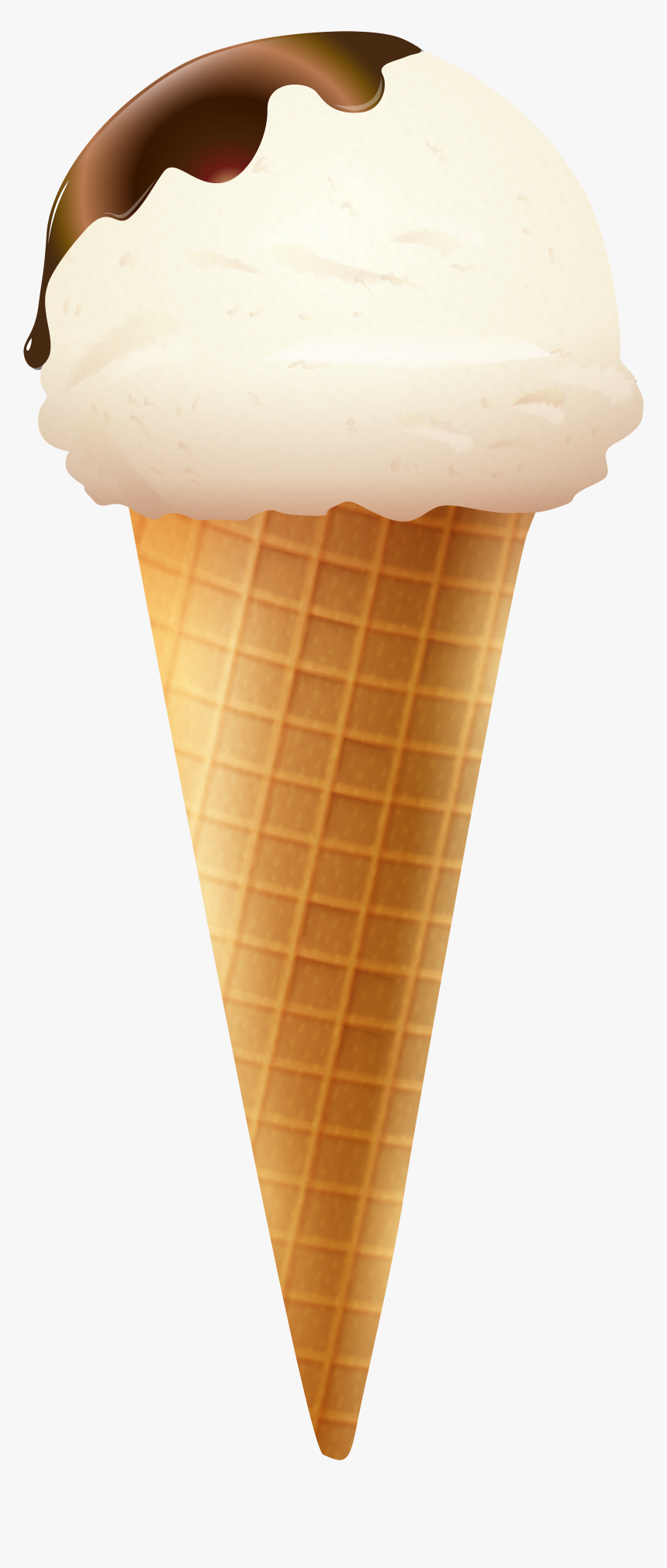 Ice Cream Cone Snow Cone Sundae - Transparent Background Icecream Cone Clipart, HD Png Download, Free Download