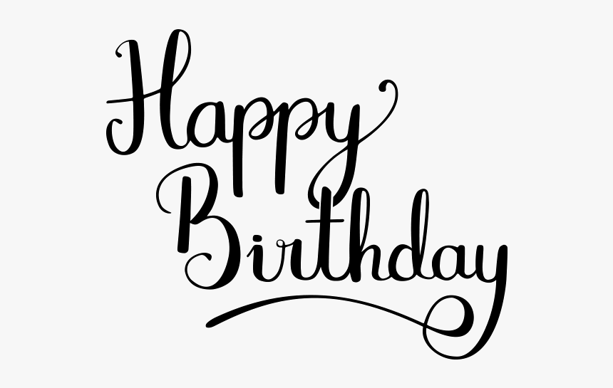 Clip Art Dribbble Clip Art Calligraphy - Fancy Happy Birthday Font, HD Png Download, Free Download