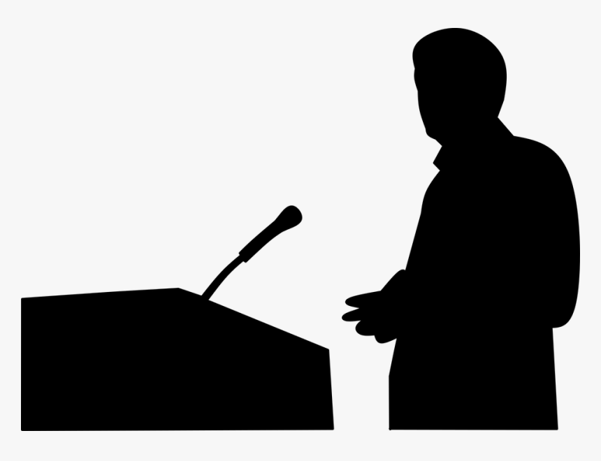 Transparent Speaker Podium Png - Public Speaking Png, Png Download, Free Download