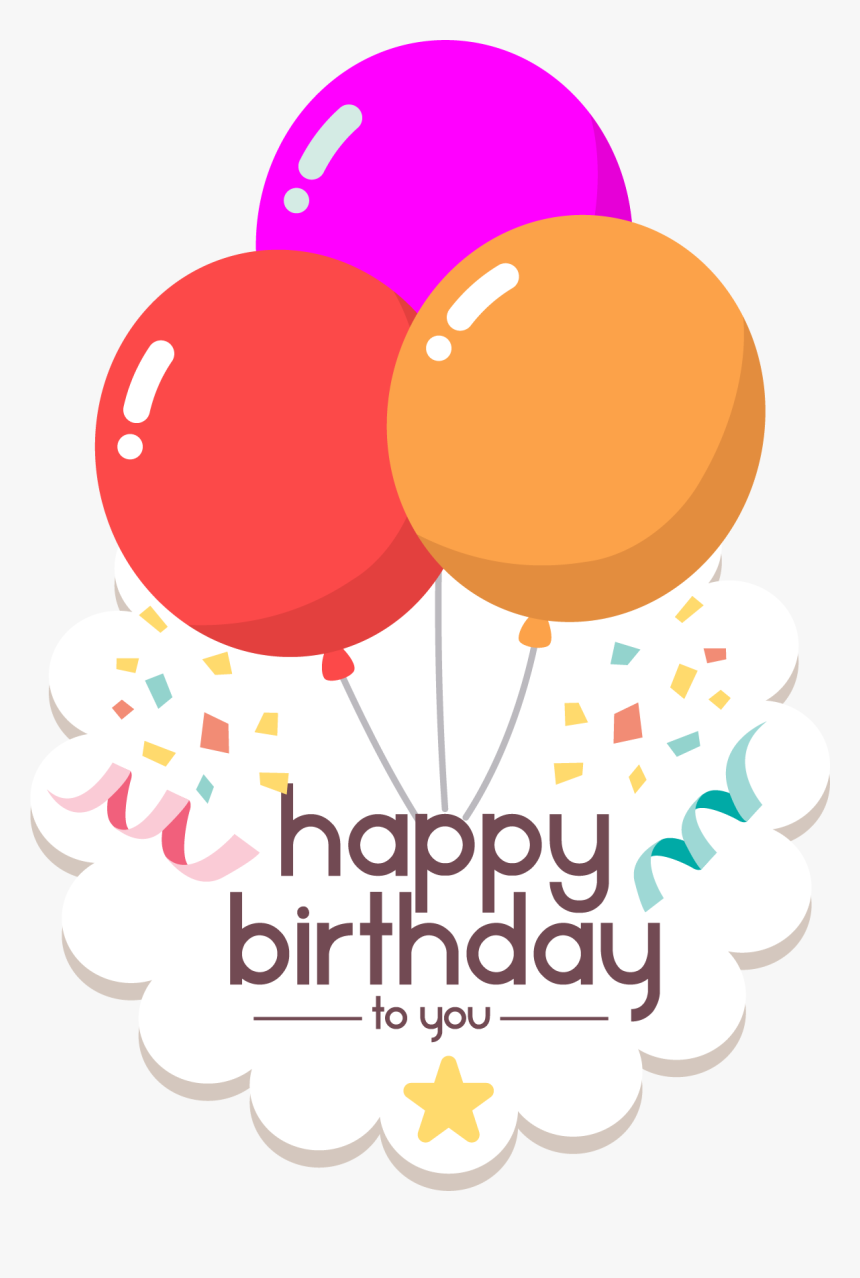 Happy Birthday Template Png, Transparent Png, Free Download