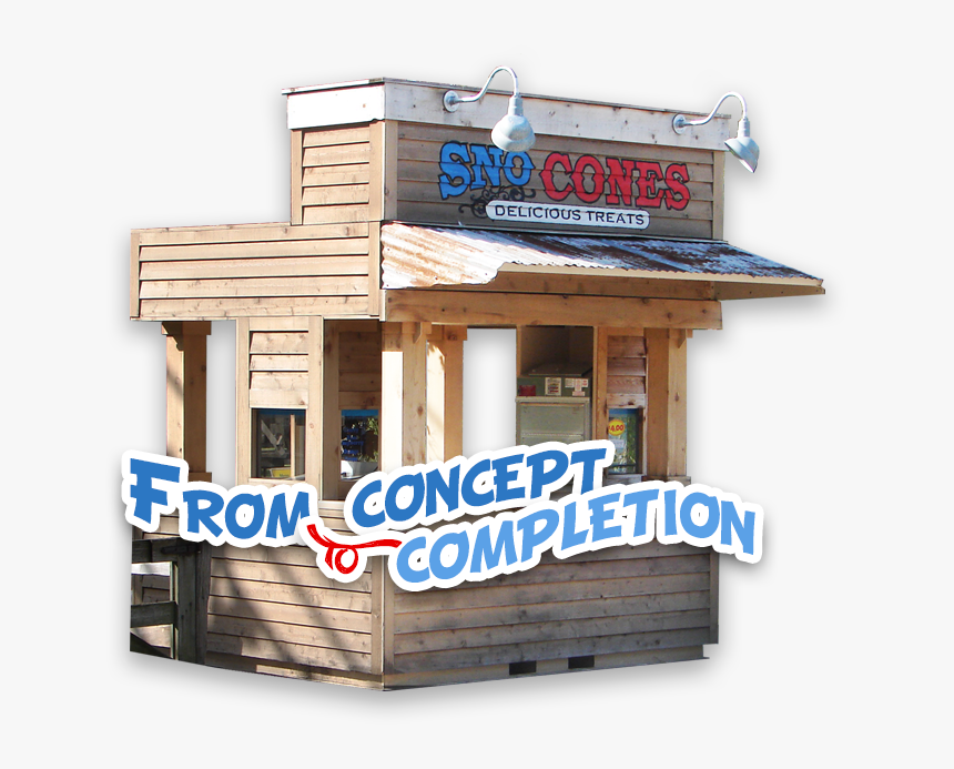 Snow Cone Stand - Signage, HD Png Download, Free Download