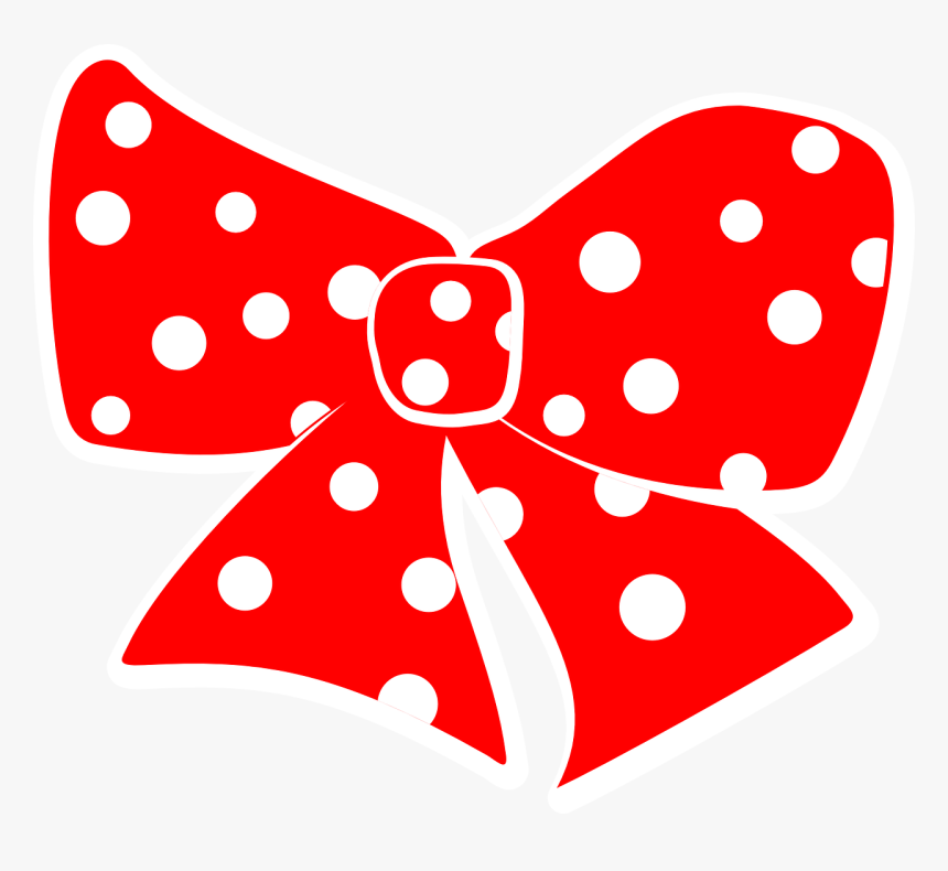 Polka Dot Bow Clipart, HD Png Download, Free Download