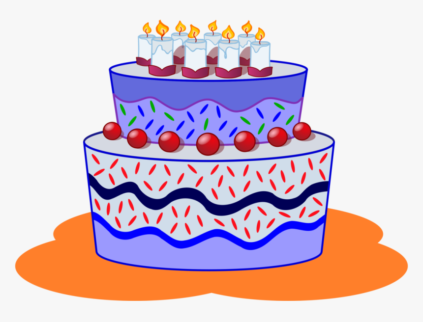 Birthday Cake,cuisine,cake Decorating - Birthday Cake Boy Cartoon, HD Png Download, Free Download