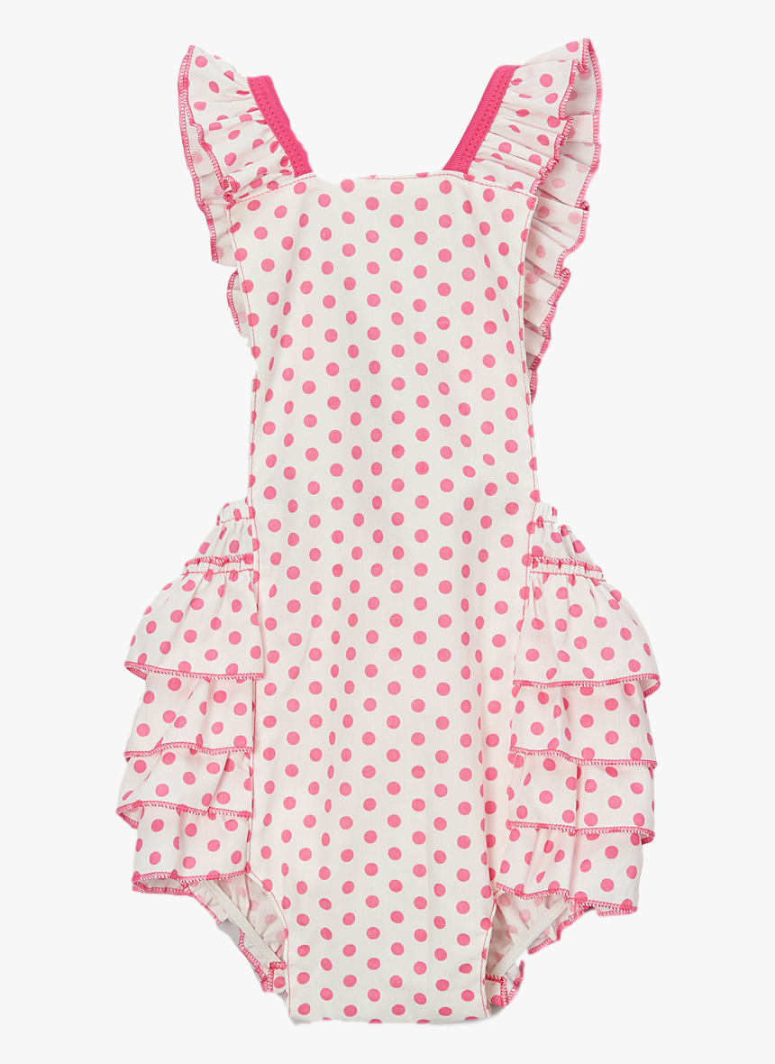 Pink And White One Polka Dot Number Png - Polka Dot, Transparent Png, Free Download