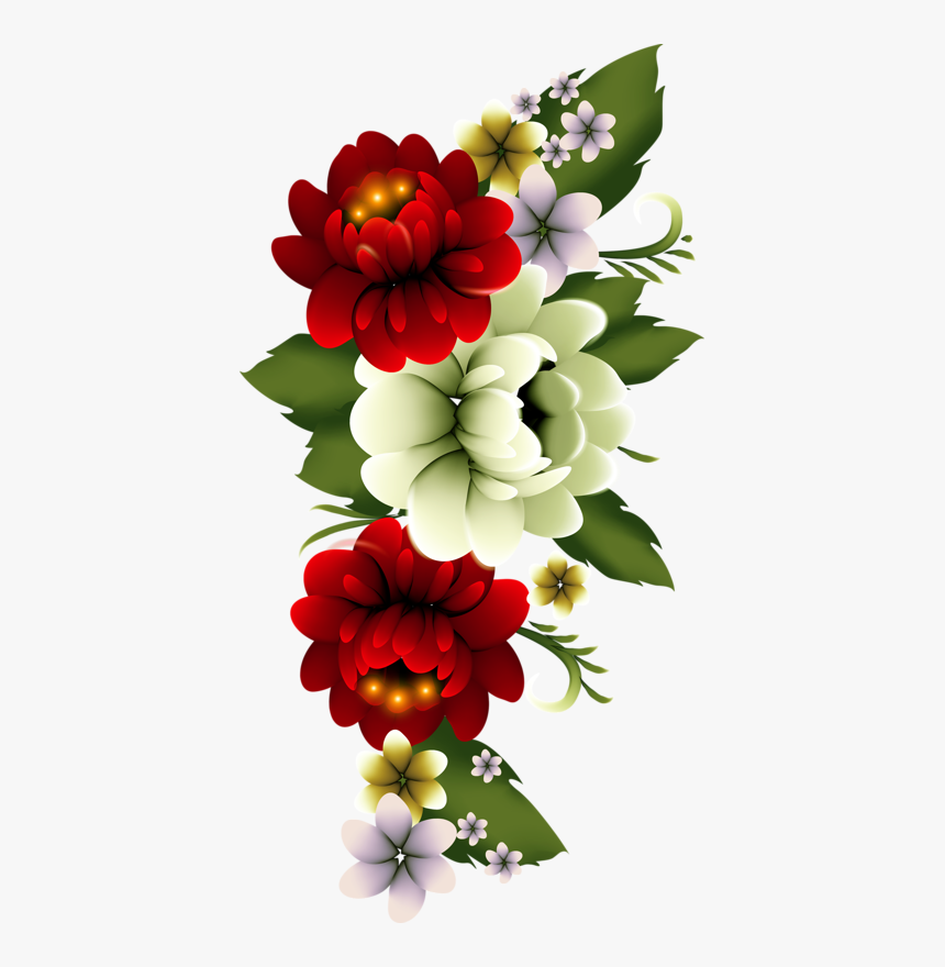 Clip Art Images Of Beautiful Flower Bouquets - Imagenes Flores En Png, Transparent Png, Free Download