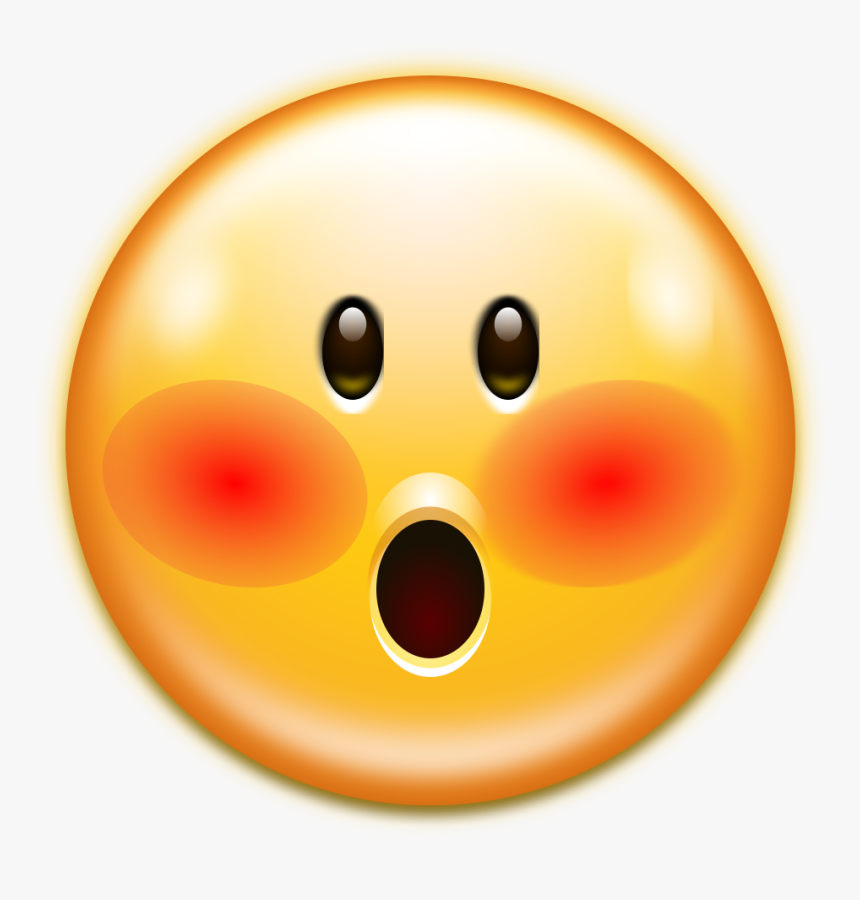 Oxygen480 Emotes Face Embarrassed - Smiley, HD Png Download, Free Download