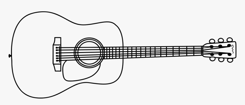 Clip Art Acoustic Guitar Templates - Acoustic Guitar Clip Art, HD Png Download, Free Download