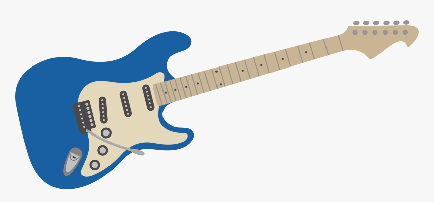 Transparent Guitar Png Clipart - Clip Art Electric Guitar, Png Download, Free Download