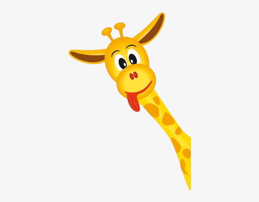 Funny - Giraffe Cartoon Png, Transparent Png, Free Download