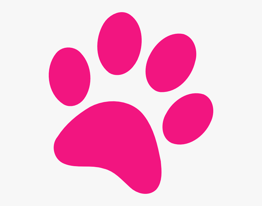 Premonition samarbejde Slumber Paw Print Pink Clip Art At Clker - Pink Paw Print Clip Art, HD Png Download  - kindpng