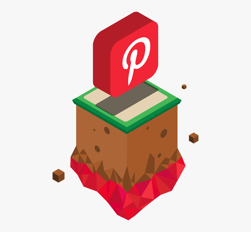 Floating Pinterest Icon - Illustration, HD Png Download, Free Download