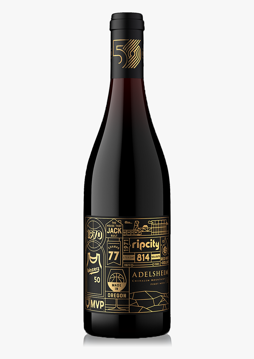 2017 Trail Blazers 50th Anniversary Pinot Noir, HD Png Download, Free Download