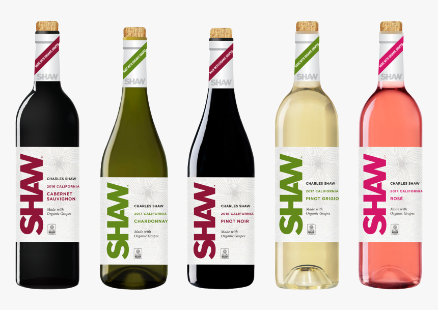 Charles Shaw Organic Bottle - Shaw Wine Trader Joe's, HD Png Download, Free Download