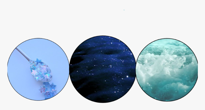 #three #circle #aesthetic #tumblr #pinterest #blue - Blue Png Aesthetic, Transparent Png, Free Download