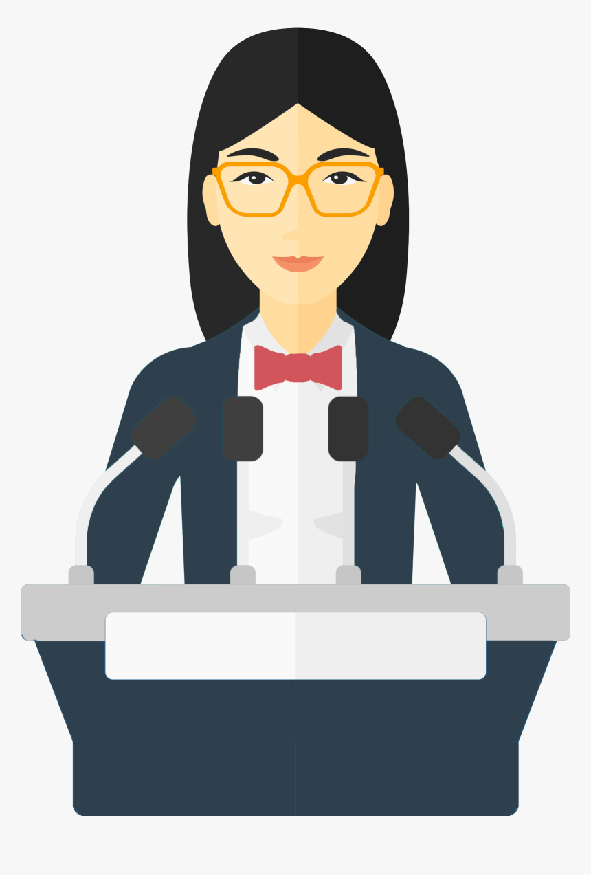 Woman Public Speaker Clipart - Stress Free Images Hd, HD Png Download, Free Download