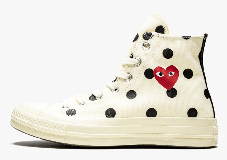 Converse Chuck 70 Hi "comme Des Garçons Play / Polka, HD Png Download, Free Download