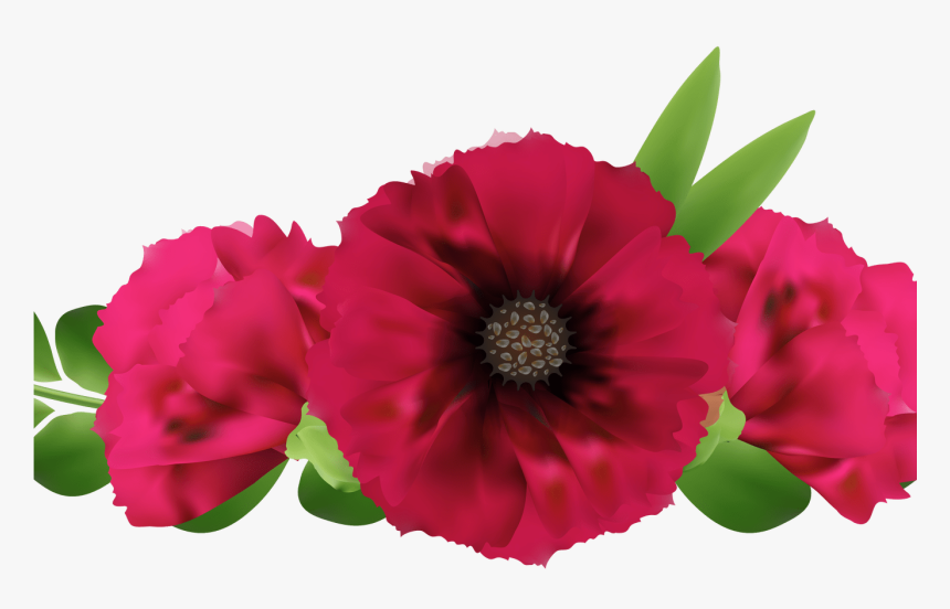 Beautiful Red Flowers Png Clip Art Image Gallery Yopriceville - Flores Frida Kahlo Png, Transparent Png, Free Download