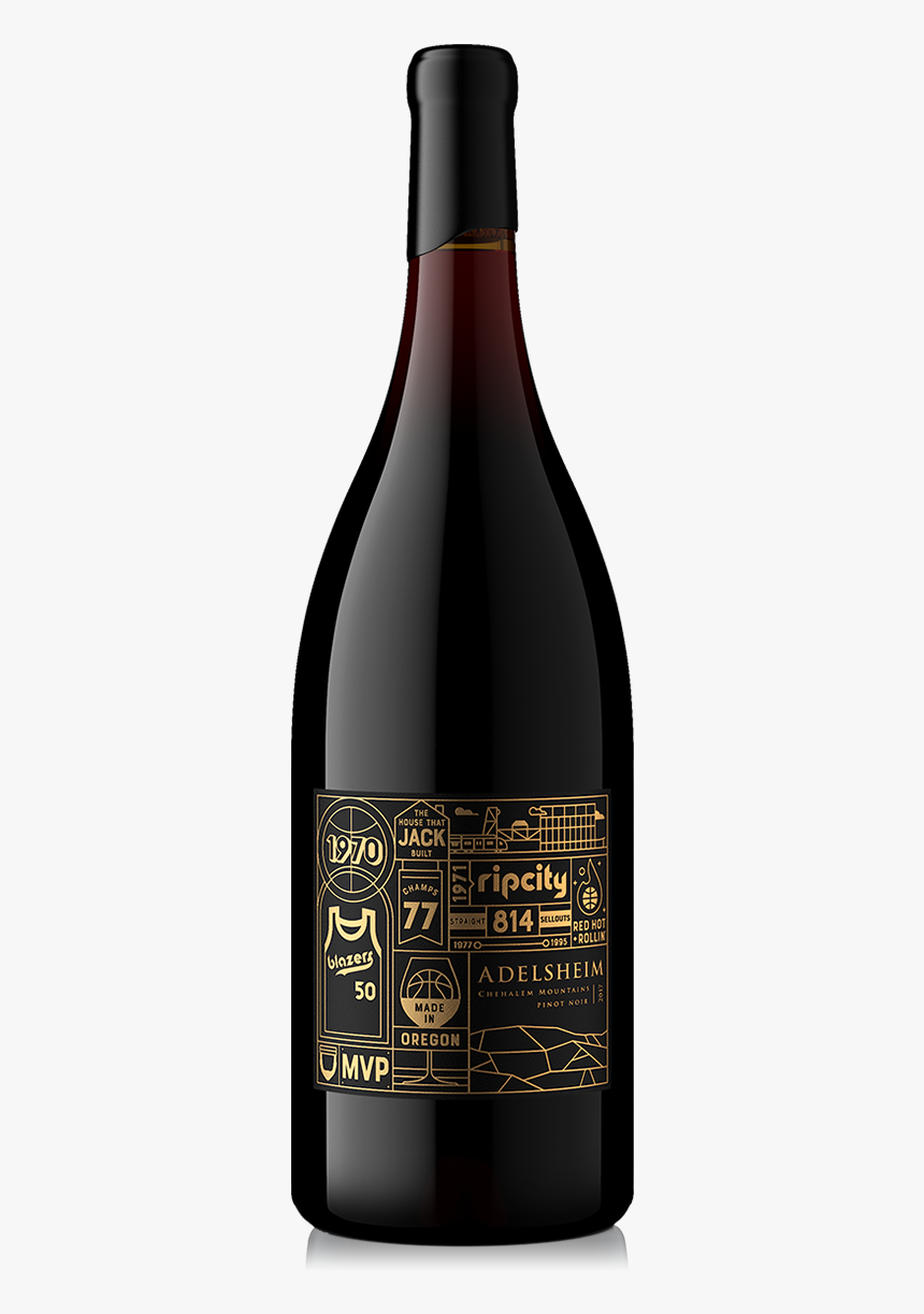 2017 Trail Blazers 50th Anniversary Pinot Noir Magnum, HD Png Download, Free Download