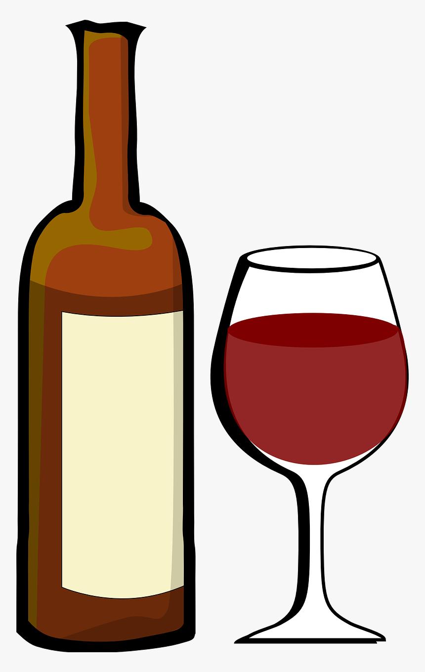 Wine Bottle Clip Art, HD Png Download, Free Download