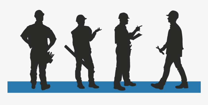 Lone Workers - Workers Silhouette Png, Transparent Png, Free Download