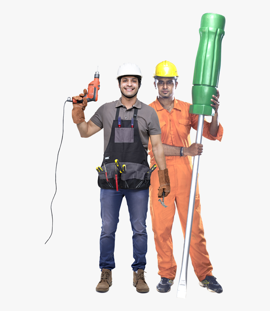 Blue Collar Worker - Indian Worker Png, Transparent Png, Free Download