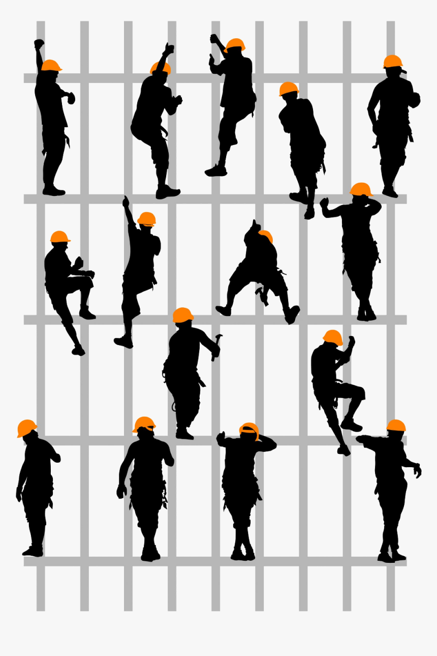 Construction Worker Silhouette Png , Png Download - Construction Workers Worker Png, Transparent Png, Free Download