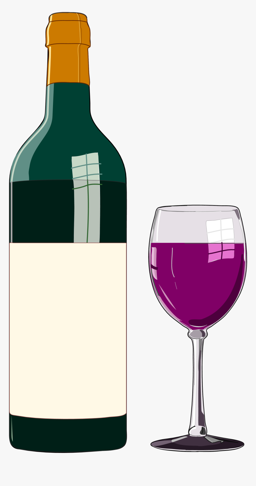 Showing Post & Media For Cartoon Wine Bottle And Glass - Clip Art Bottles Of Wine, HD Png Download, Free Download