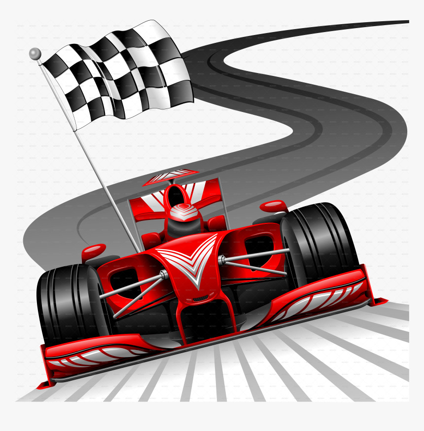 Transparent Tire Tracks Clipart - F1 Racing Car Png, Png Download, Free Download