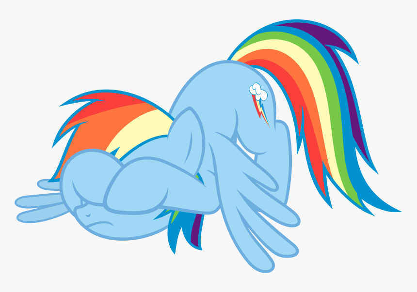 Slb94, Covering Eyes, Embarrassed, Face Down Ass Up, - Rainbow Dash Cover Her Eyes, HD Png Download, Free Download