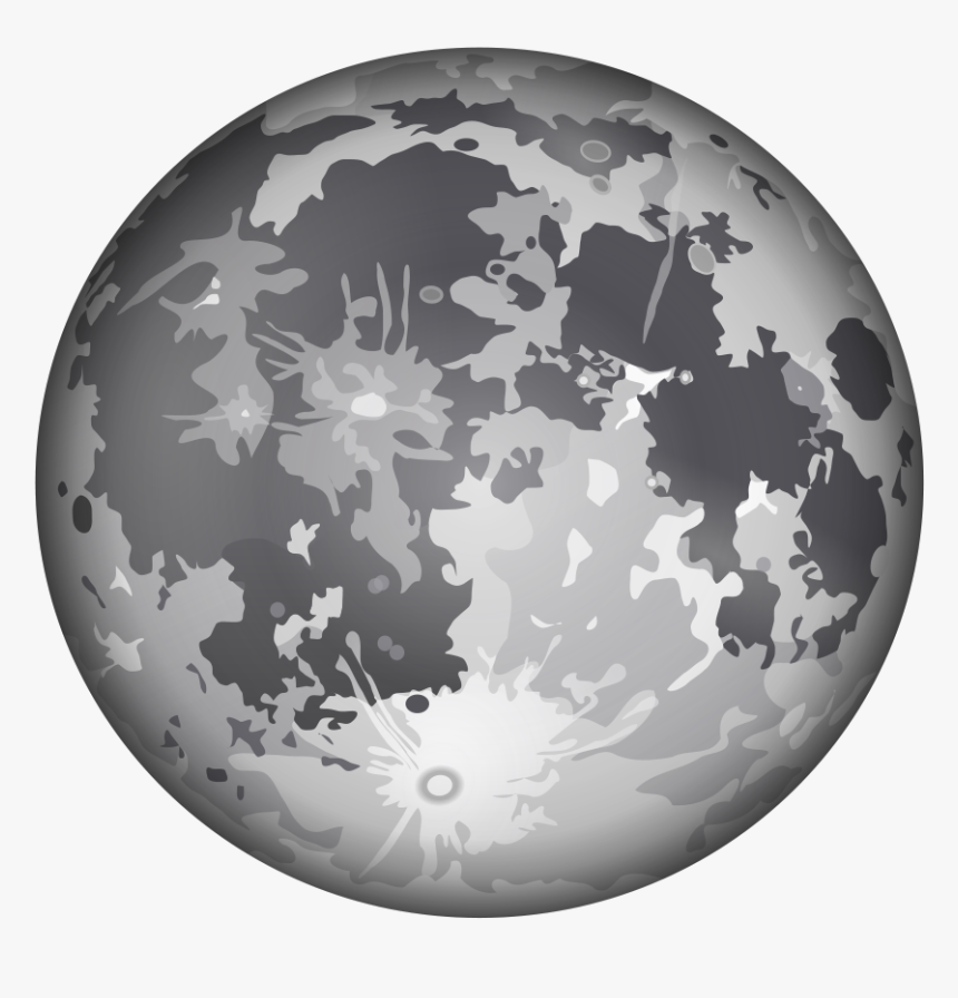 Moon Png - Full Moon Vector Png, Transparent Png, Free Download