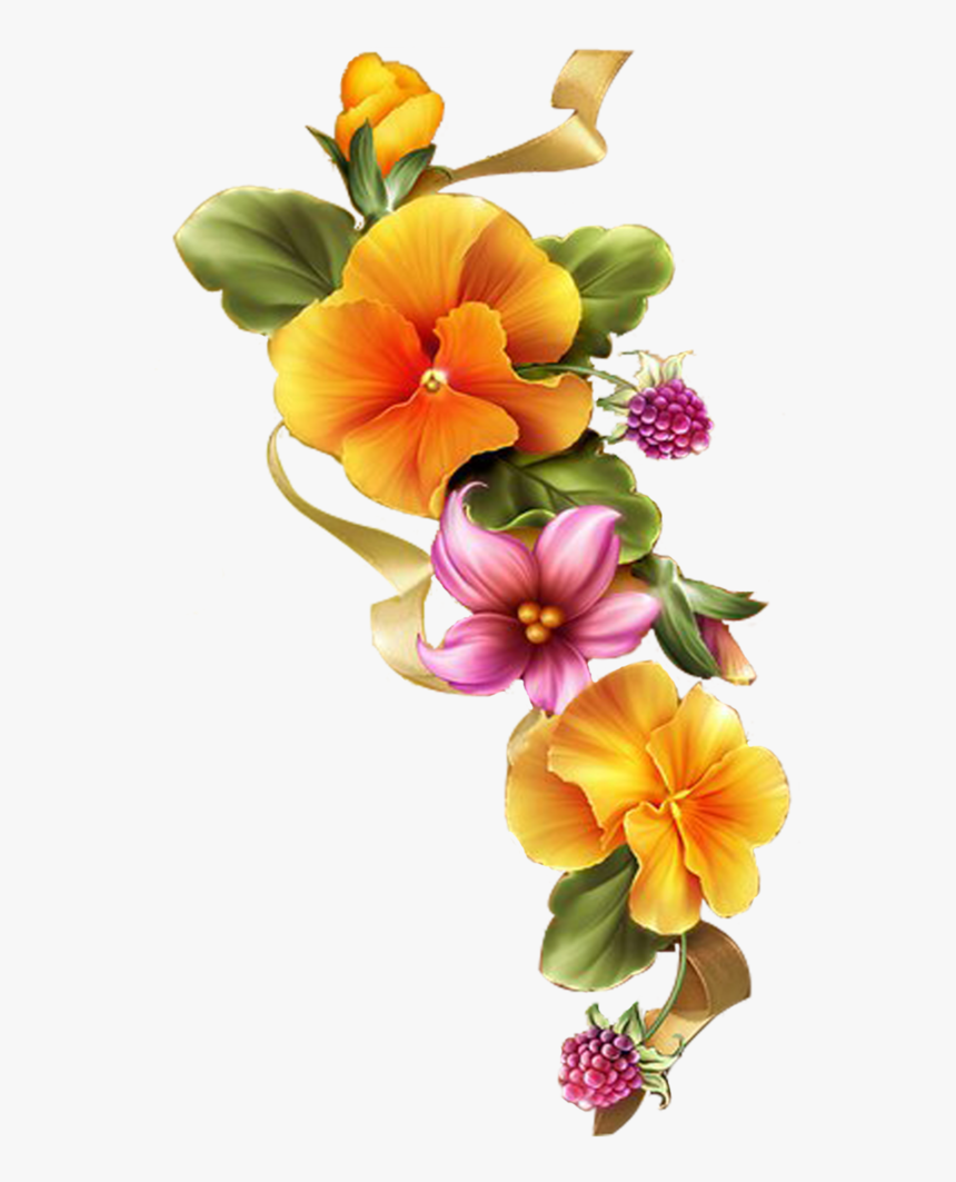 Flower Design Png For Embroidery, Transparent Png, Free Download