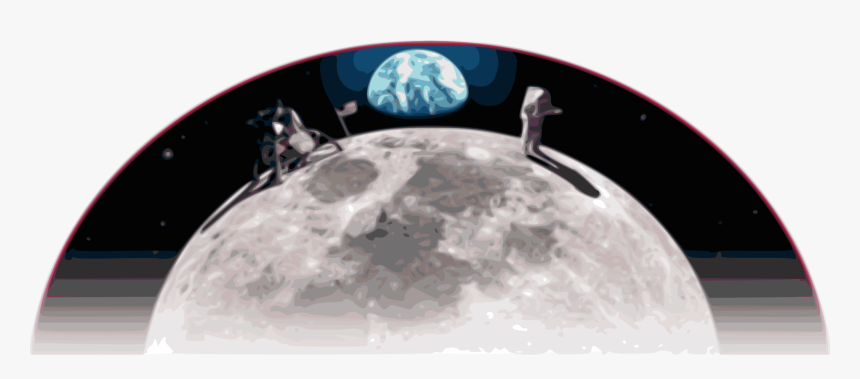 Astronomical Object,space,moon - Man On Moon Transparent, HD Png Download, Free Download