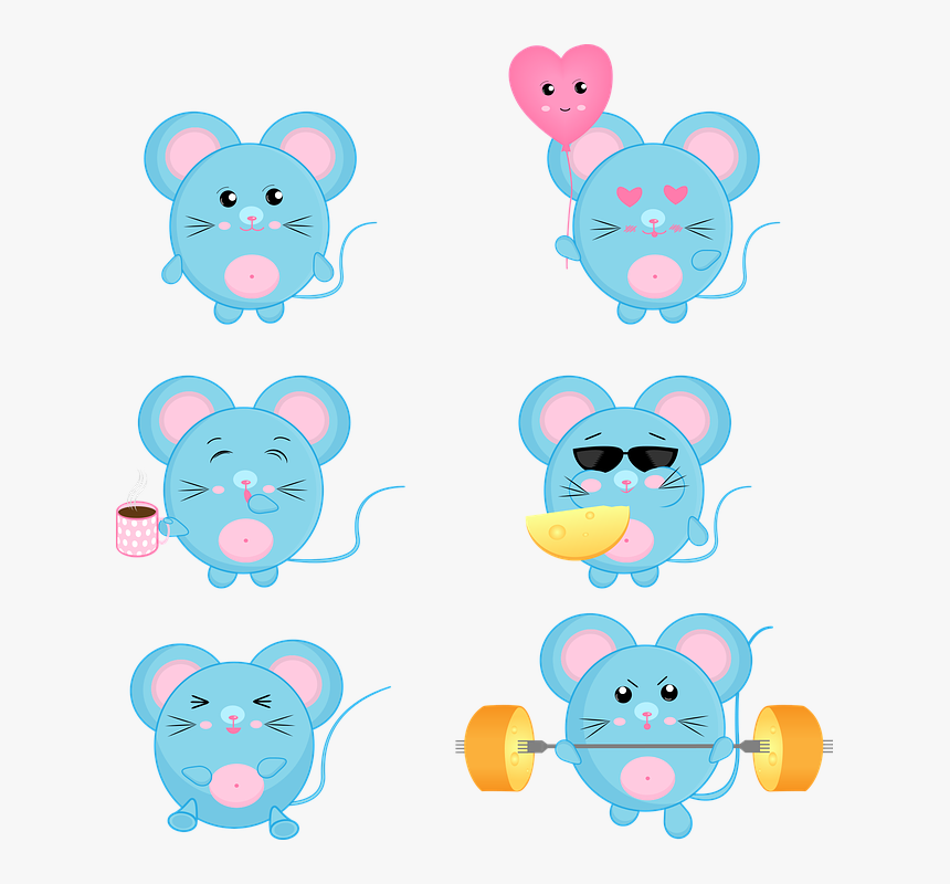Mouse, Rat, Cute, Animal, Baby, Funny Animals, Funny - Rat Cute Vector, HD Png Download, Free Download