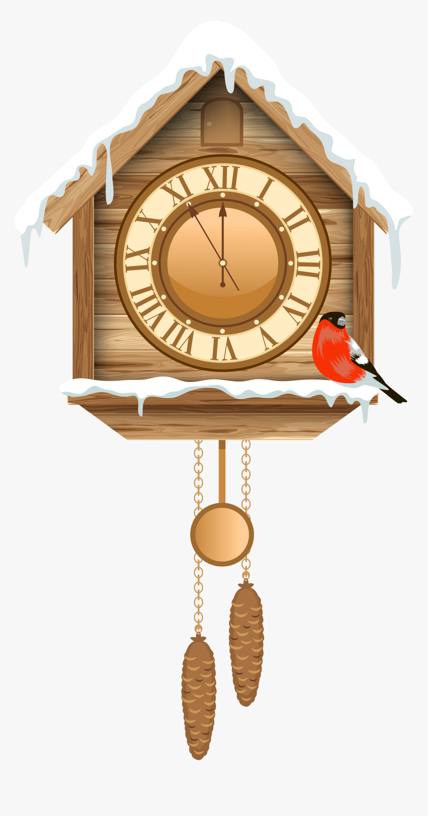 Transparent Clocks Clipart - Cuckoo Clock Transparent, HD Png Download, Free Download