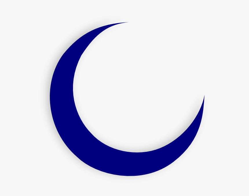 Download For Free Crescent Moon Png In High Resolution - Crescent Moon  Cartoon Blue, Transparent Png - kindpng