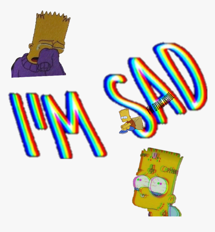 Sadlife Sticker By Evaleancorral - Sad Stickers For Snapchat, HD Png Download, Free Download