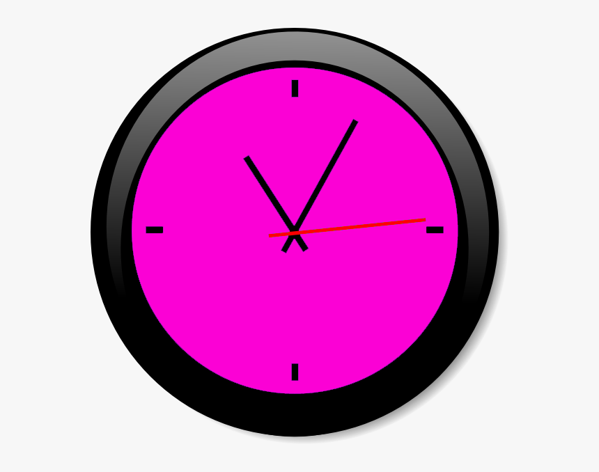 Clock Clipart Pink , Png Download - Clock Png Transparent Green, Png Download, Free Download