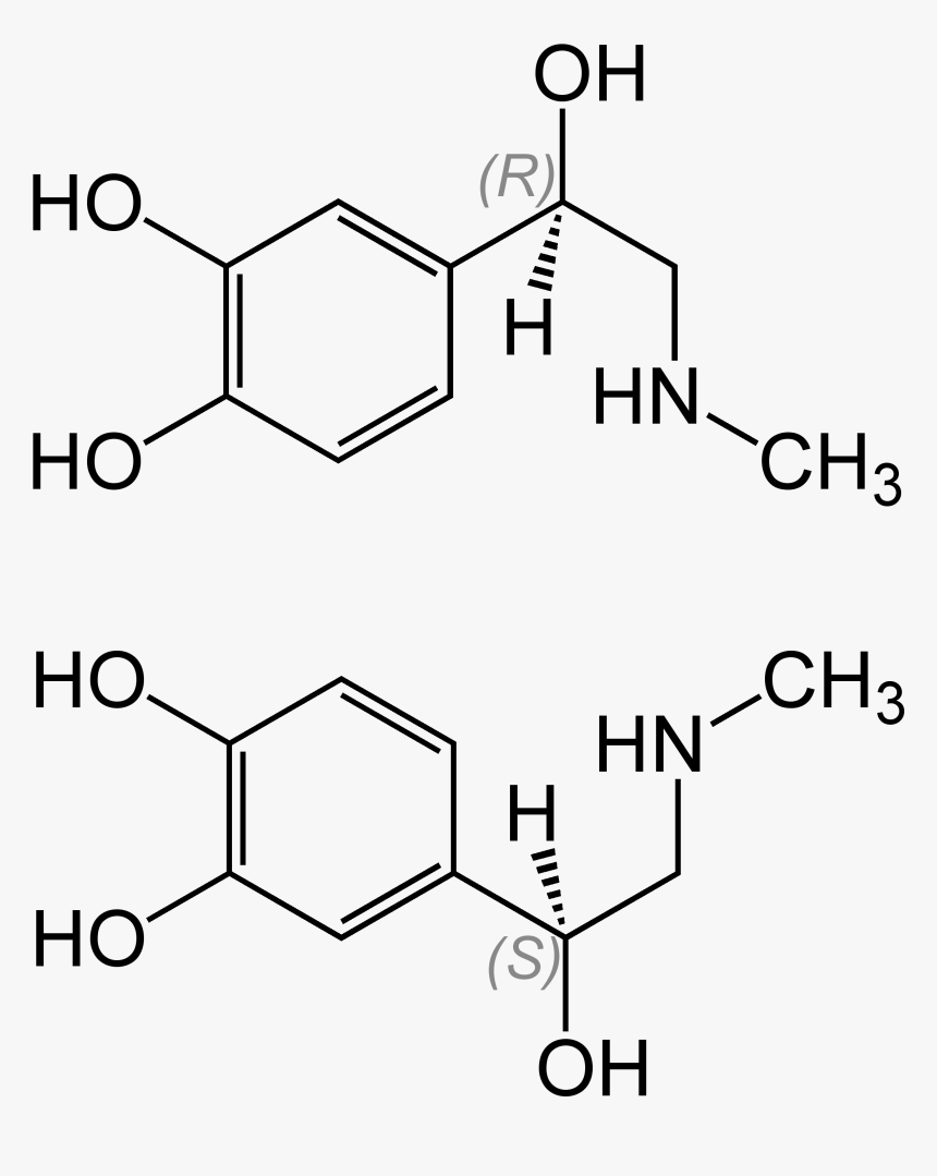 -epinephrine Formula V - Adrenaline Formula, HD Png Download, Free Download