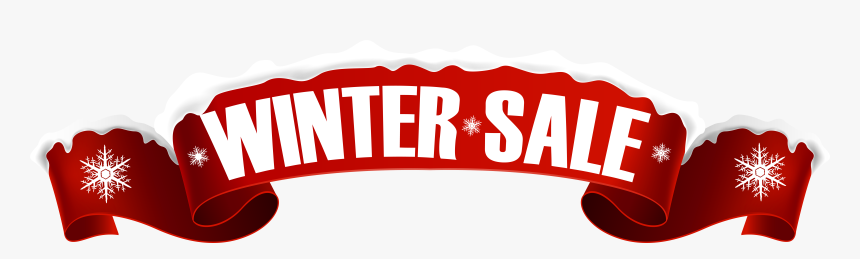Sales Banner Winter Clip Art - Winter Sale Banner Png, Transparent Png, Free Download