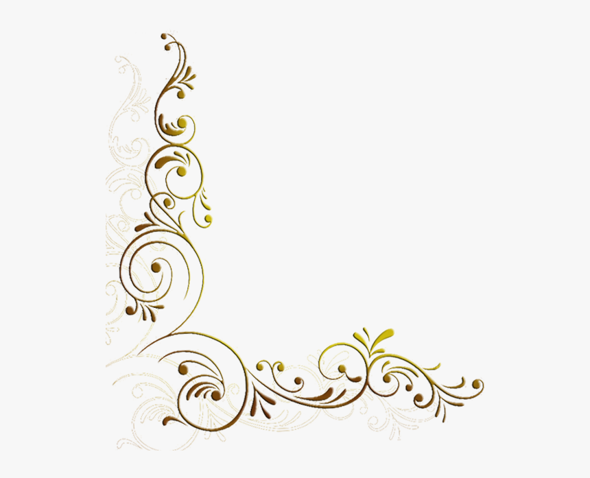 Corner Border Designs Png - Corner Border Design Png, Transparent Png, Free Download