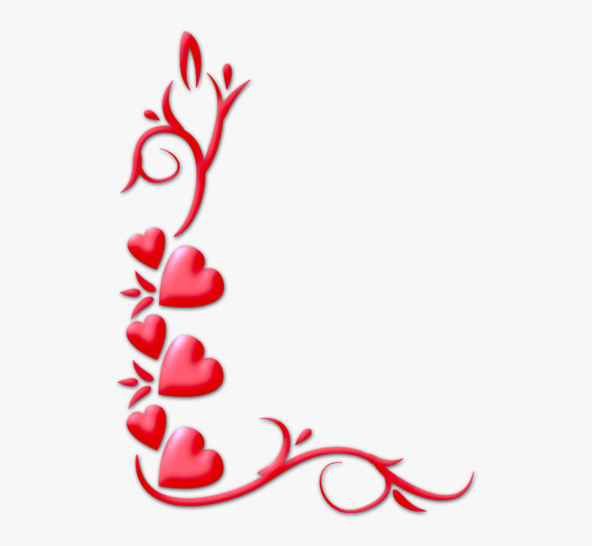 Transparent Love Heart Border, HD Png Download, Free Download