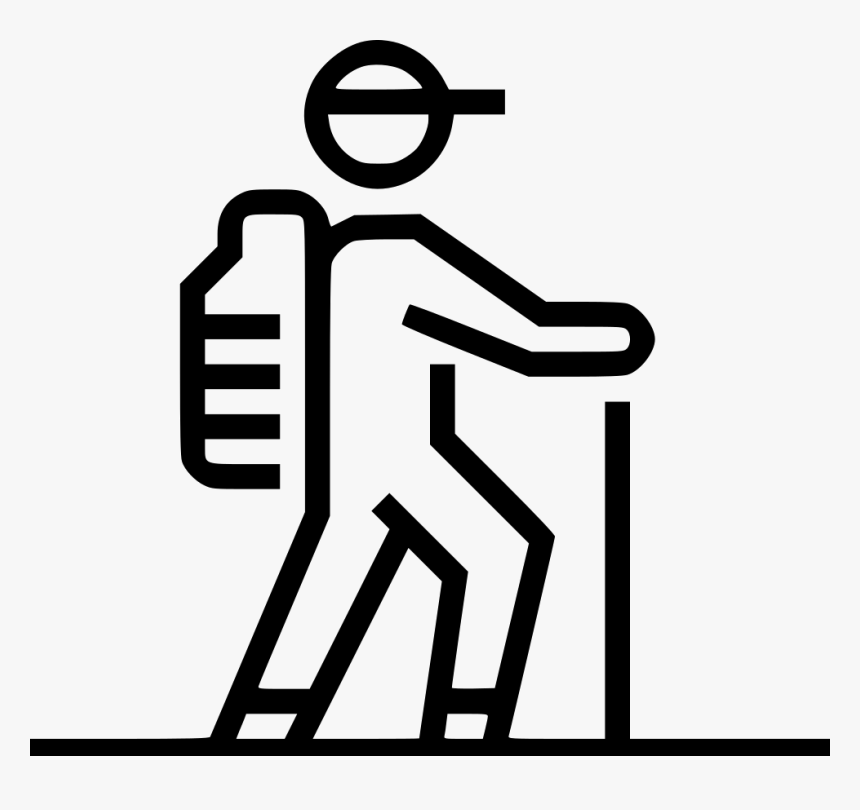 Icon Hiker Black And White, HD Png Download, Free Download