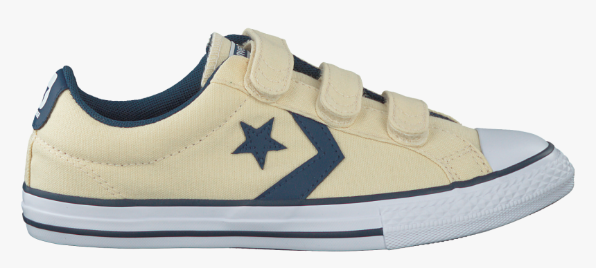 Boys White Converse Sneakers Star Player 3v Ox Kids - Converse Klittenband Maat 28, HD Png Download, Free Download