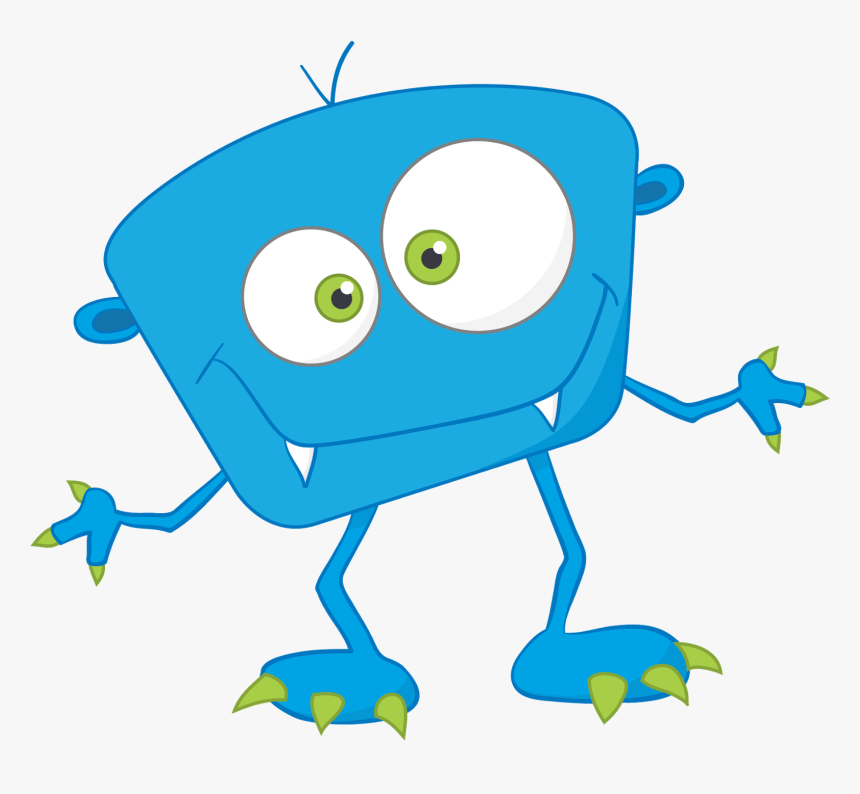 Blue Monster Png Free Download - Monsters Clipart, Transparent Png, Free Download
