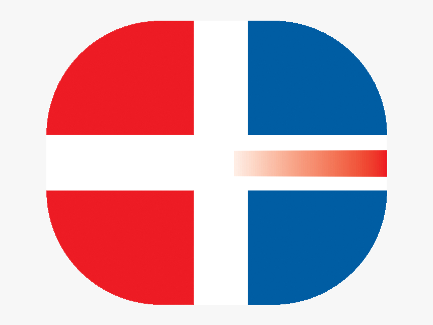 Icelandic And Danish Flag , Png Download - Icelandic And Danish Flag, Transparent Png, Free Download