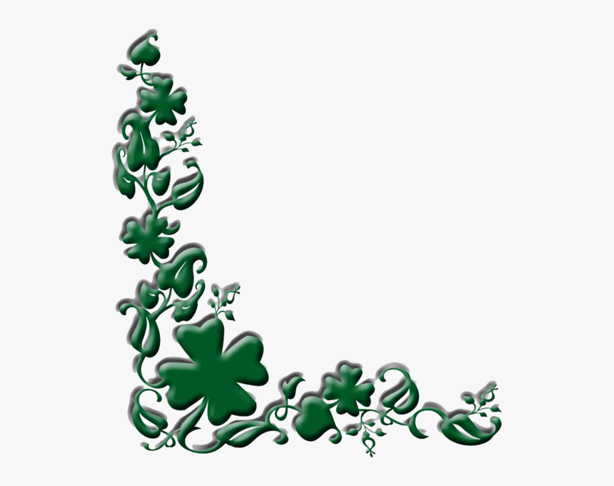 Shamrock Border Clip Art - Irish Birthday Blessing For A Woman, HD Png Download, Free Download