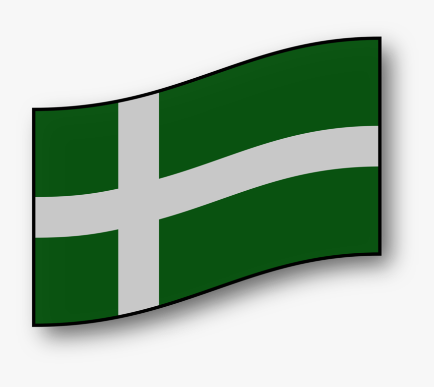 Brand,flag,green - Free Clip Art Danish Flag, HD Png Download, Free Download